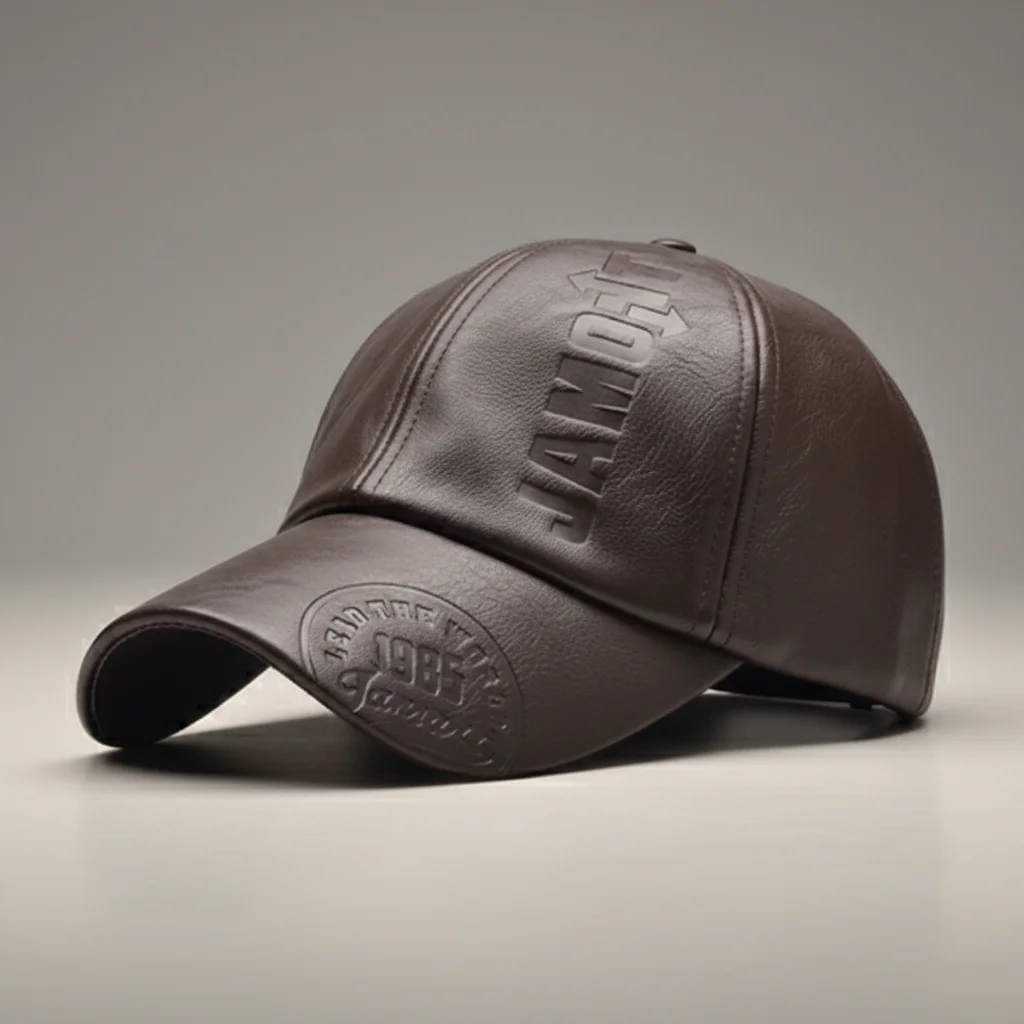 casquette vintage cuir souple ajustable - Vue 5 - casquette vintage