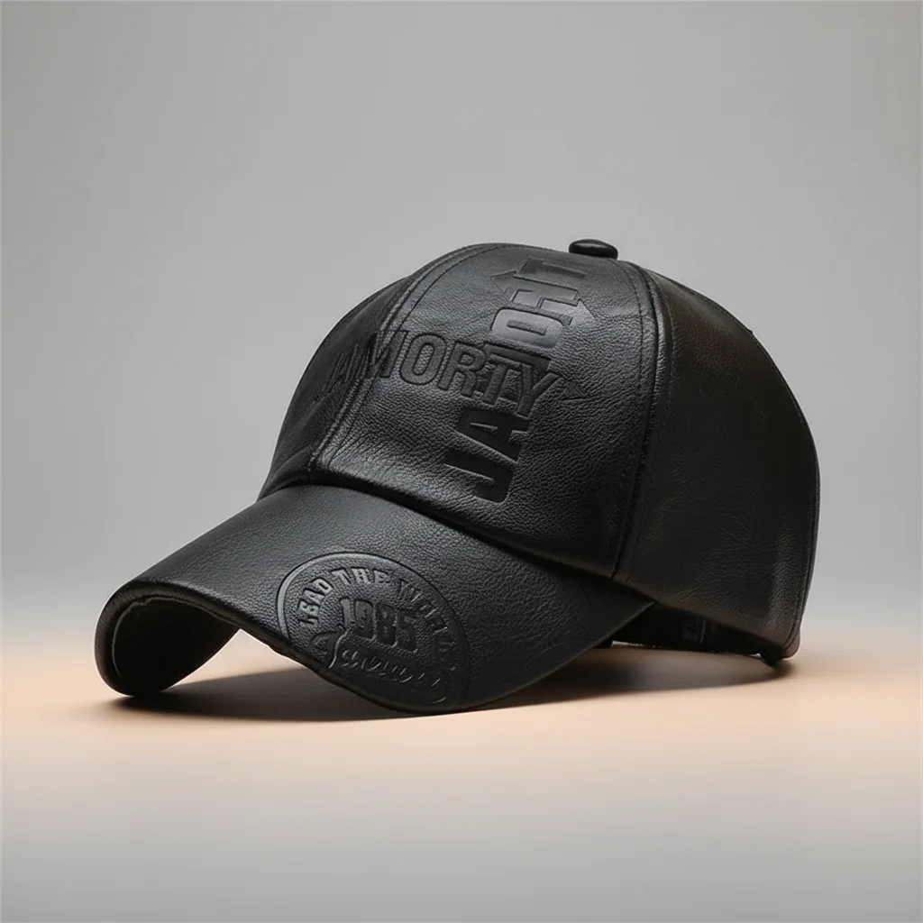 casquette vintage cuir souple ajustable - Vue 8 - casquette vintage