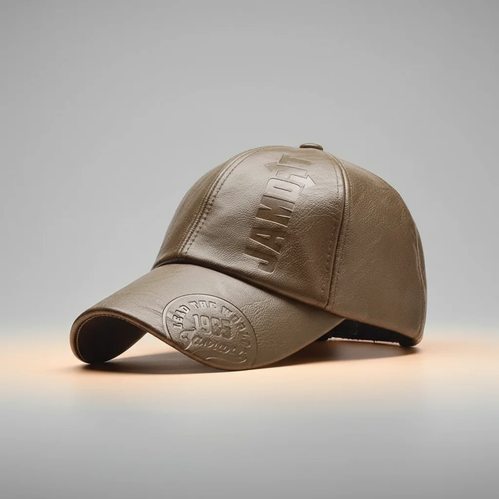 casquette vintage cuir souple ajustable - Vue 9 - casquette vintage