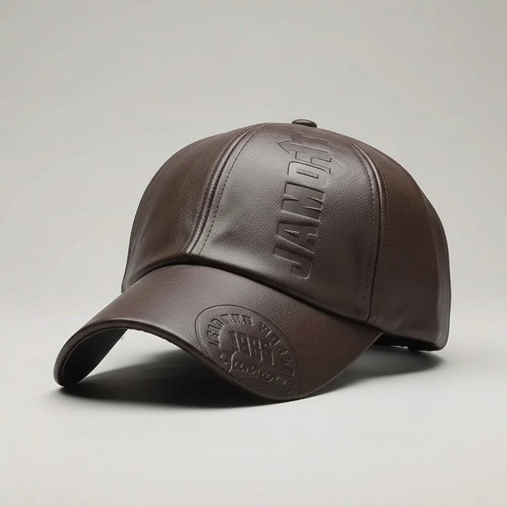 casquette vintage cuir souple quotidien - Vue 1 - casquette vintage