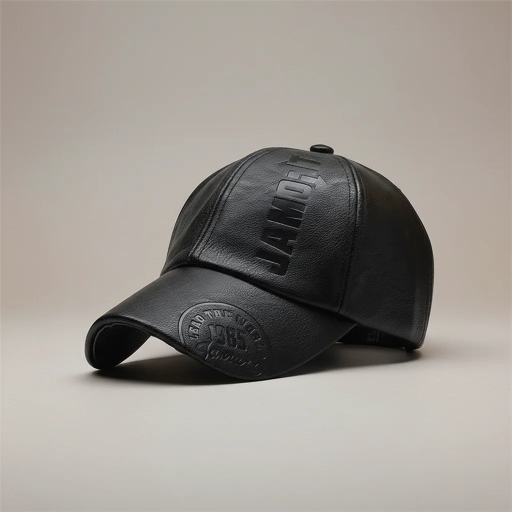 casquette vintage cuir souple quotidien - Vue 7 - casquette vintage