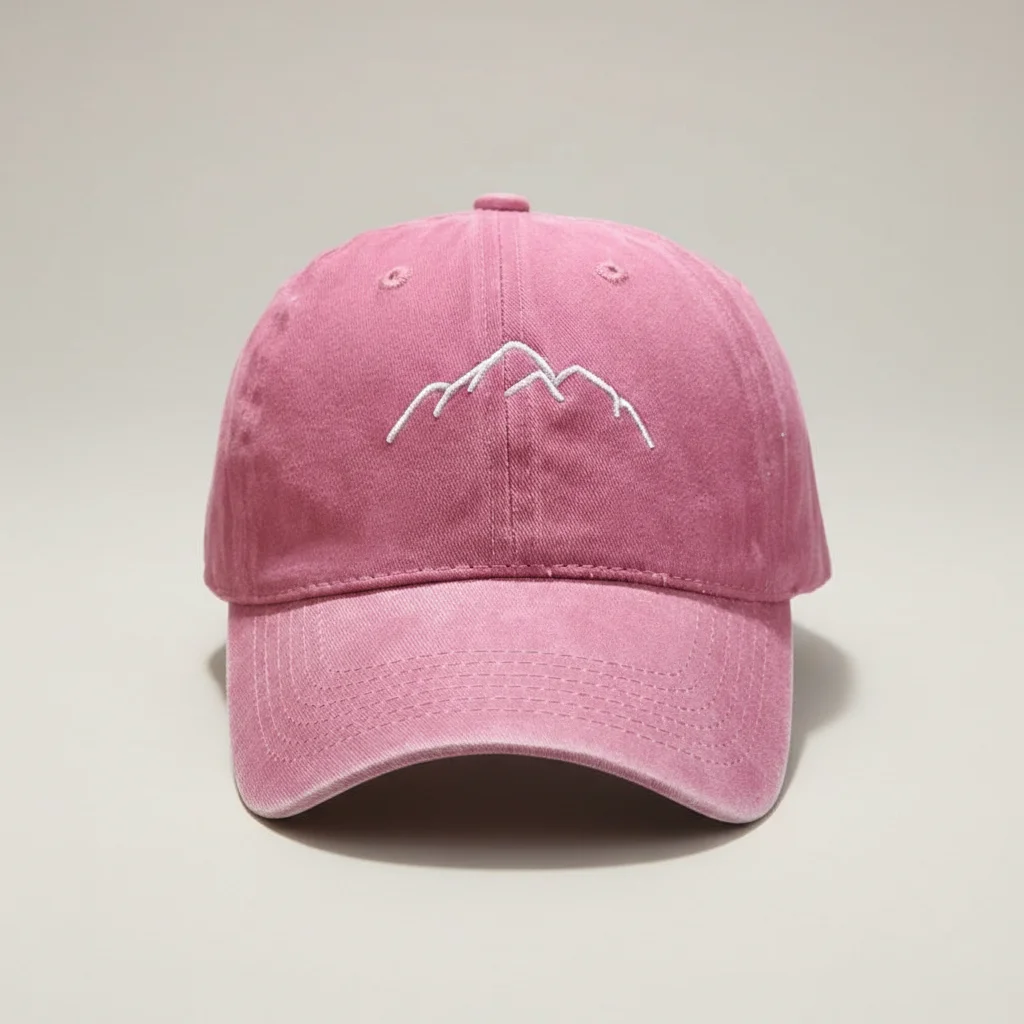 Casquette vintage délavée broderie montagne - Vue 11 - casquette vintage