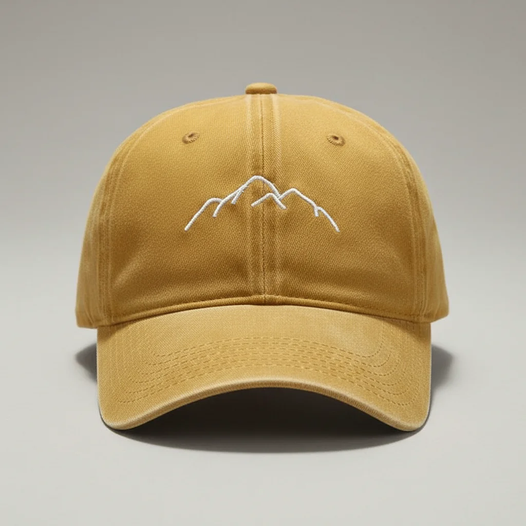 Casquette vintage délavée broderie montagne - Vue 12 - casquette vintage