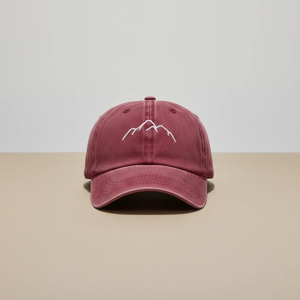 Casquette vintage délavée broderie montagne - Vue 14 - casquette vintage