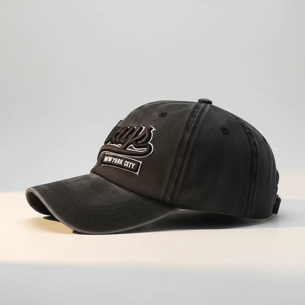casquette vintage snapback look usé - Vue 2 - casquette vintage