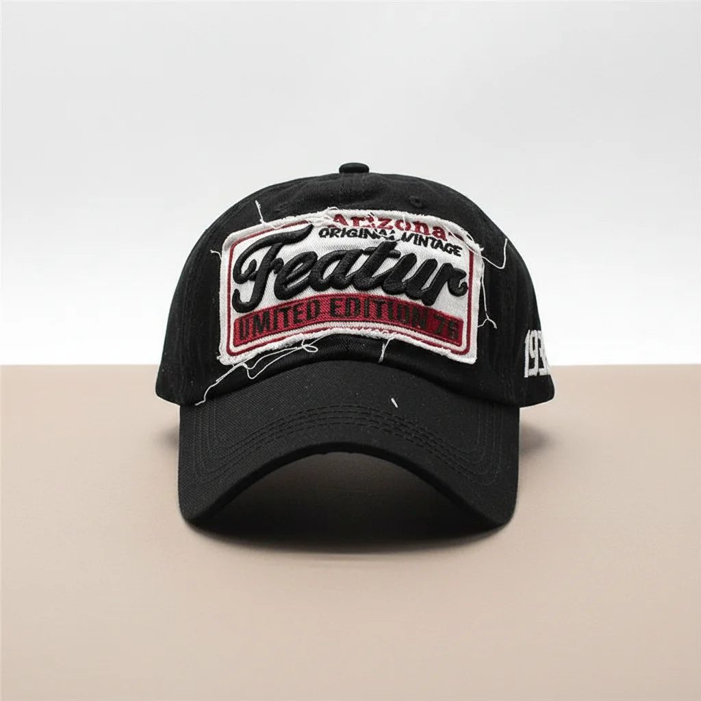 casquette vintage style américain décontracté - Vue 2 - casquette vintage