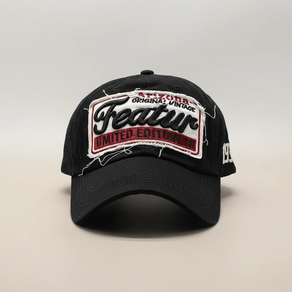 casquette vintage style américain décontracté - Vue 4 - casquette vintage
