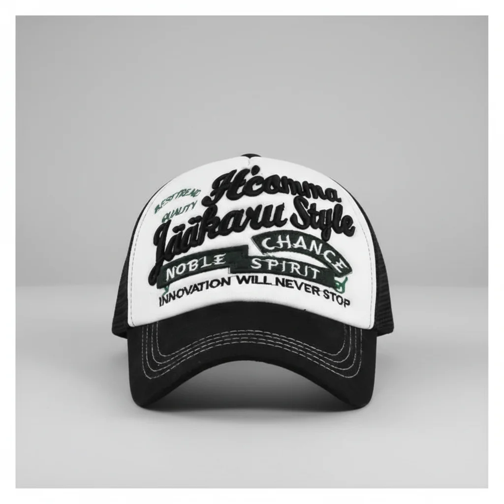 Casquette vintage trucker look rétro - Vue 1 - casquette vintage
