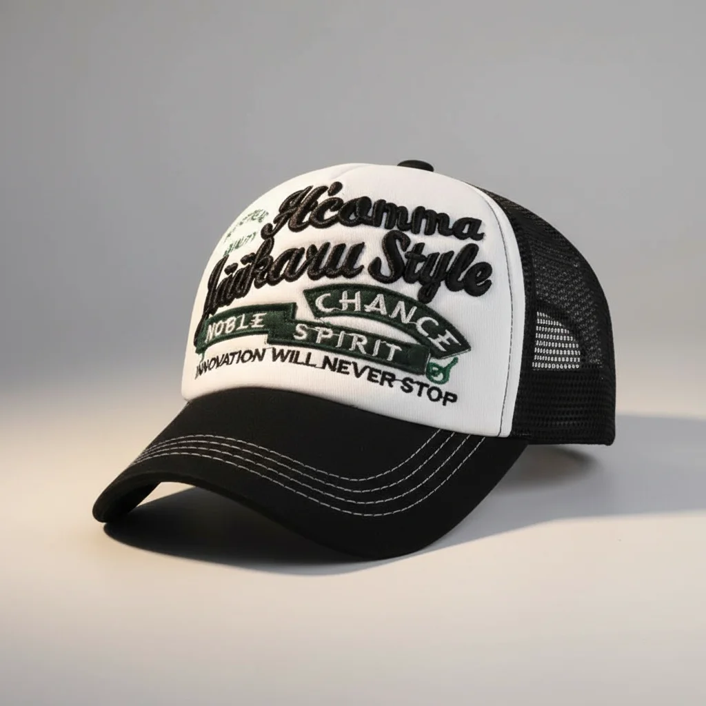 casquette vintage trucker style décontracté - Vue 4 - casquette vintage