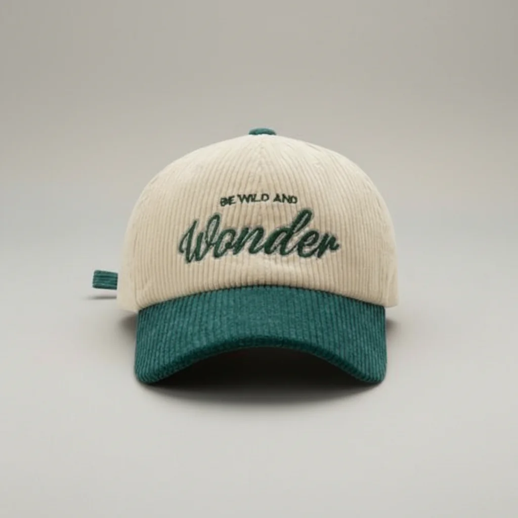 casquette vintage velours brodé moderne - Vue 10 - casquette vintage
