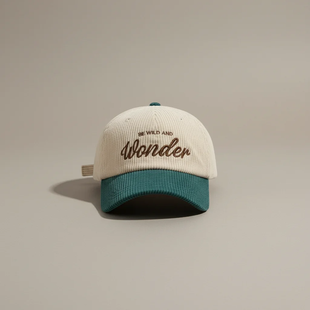 casquette vintage velours brodé moderne - Vue 12 - casquette vintage