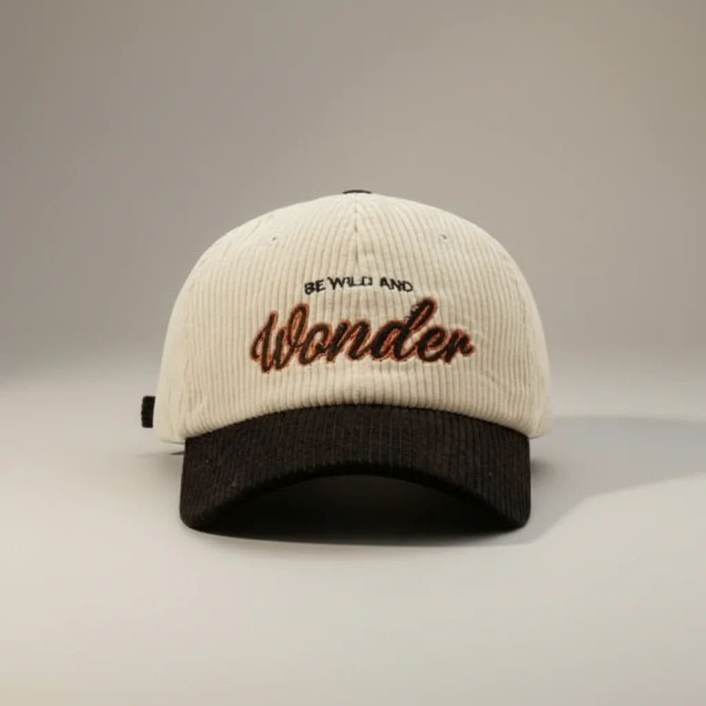 casquette vintage velours brodé moderne - Vue 7 - casquette vintage