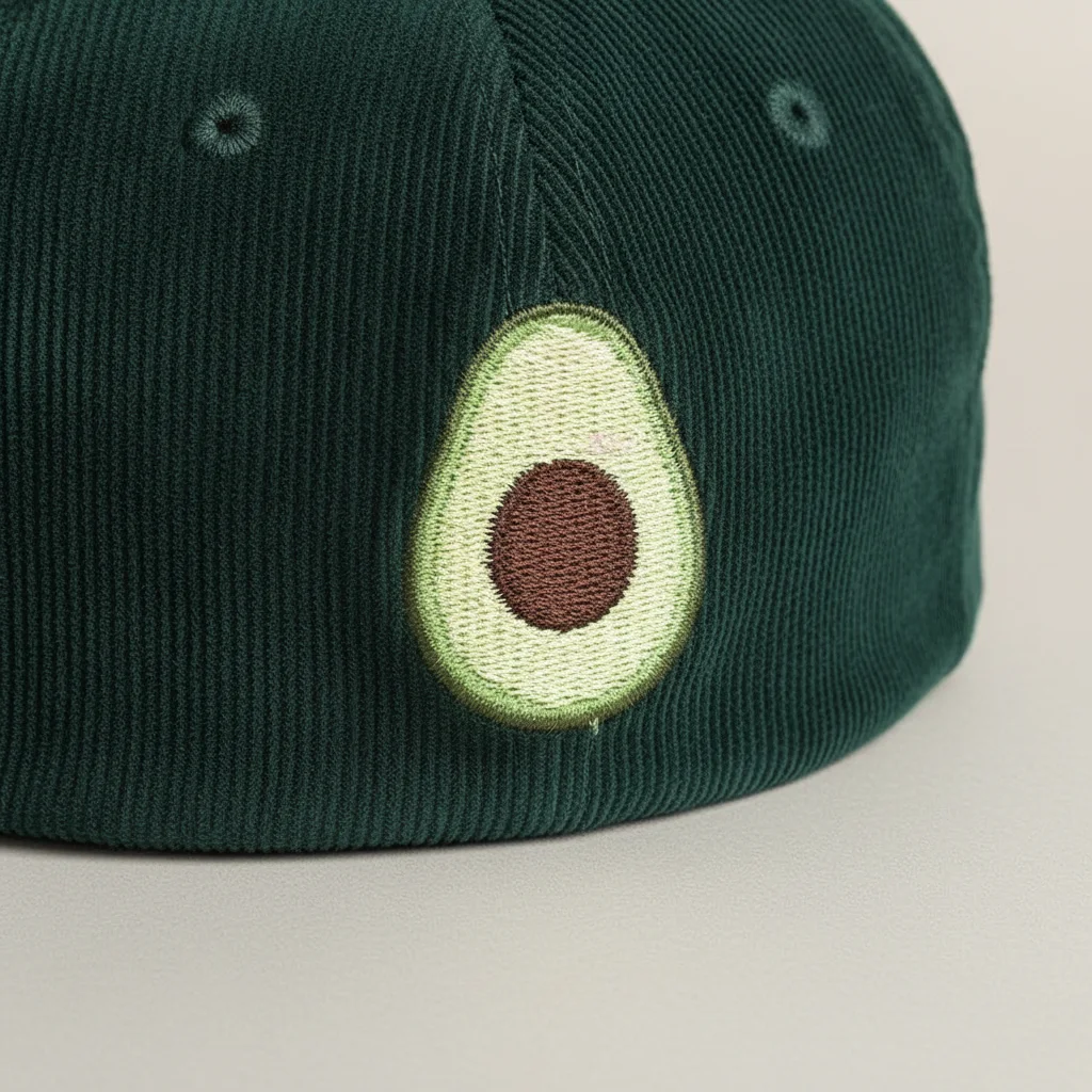 casquette vintage velours brodé motif original - Vue 10 - casquette vintage