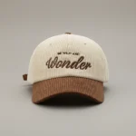 casquette vintage velours brodée ajustable - Vue 1 - casquette vintage