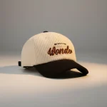 casquette vintage velours brodée ajustable - Vue 1 - casquette vintage