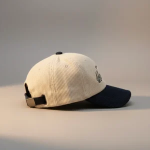 Casquette vintage velours brodée ajustable - Vue 2 - casquette vintage