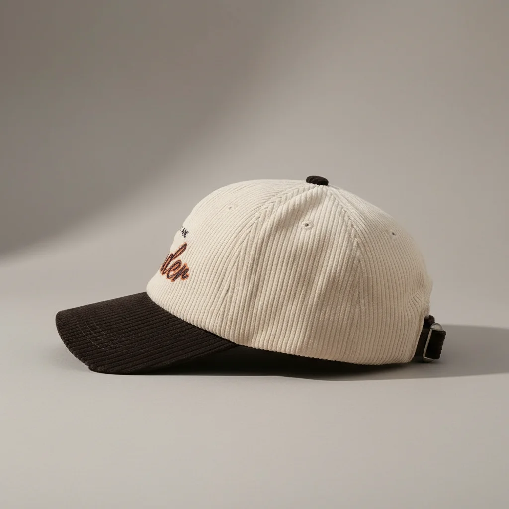 casquette vintage velours brodée ajustable - Vue 2 - casquette vintage