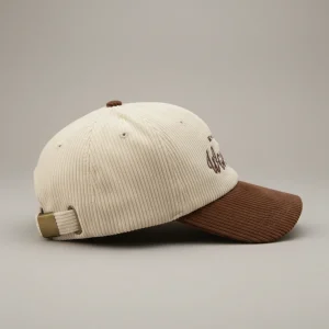 casquette vintage velours brodée ajustable - Vue 2 - casquette vintage