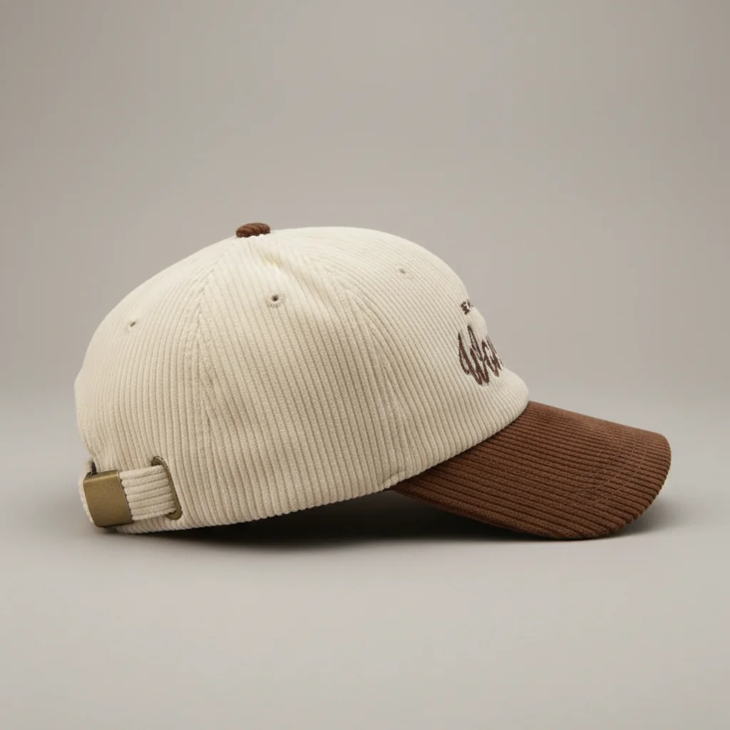 casquette vintage velours brodée ajustable - Vue 2 - casquette vintage