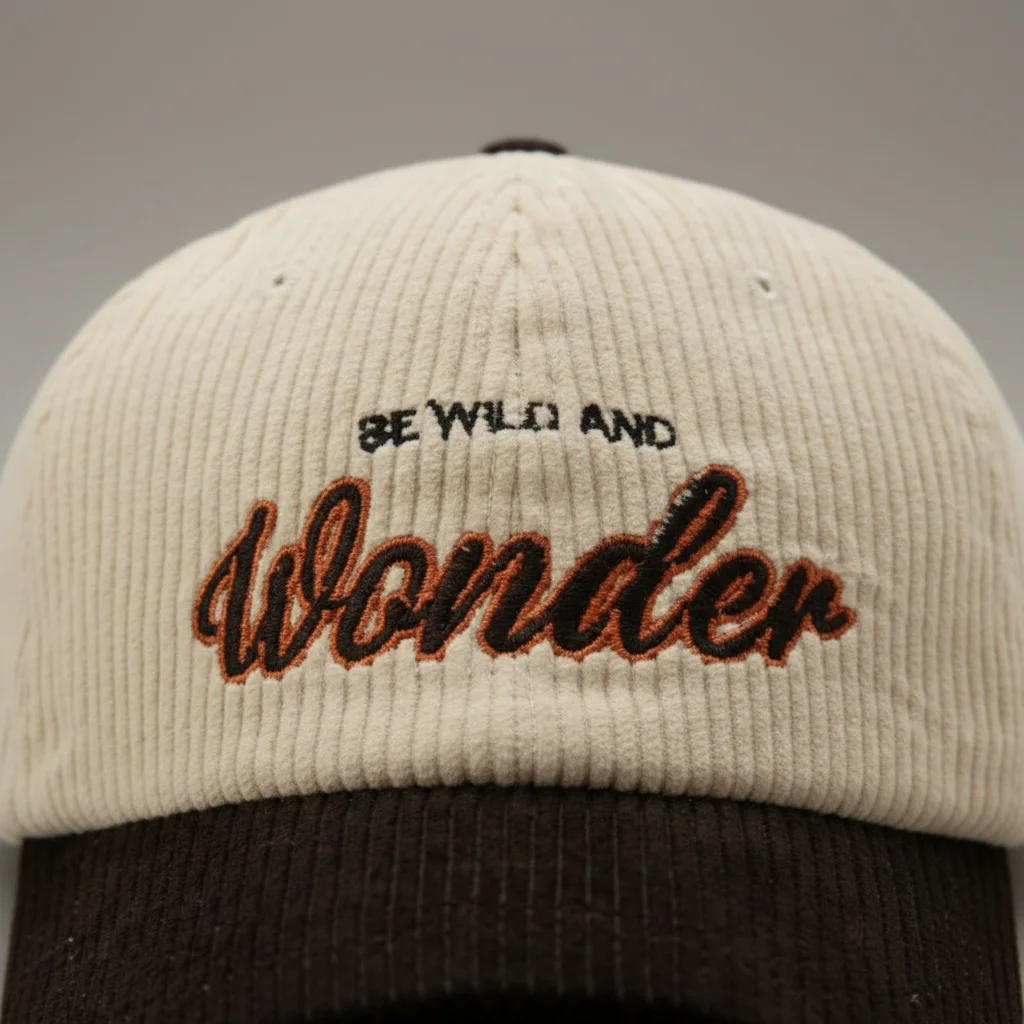 casquette vintage velours brodée ajustable - Vue 4 - casquette vintage