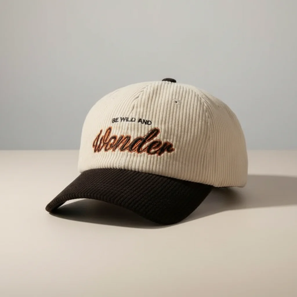 casquette vintage velours brodée ajustable - Vue 5 - casquette vintage