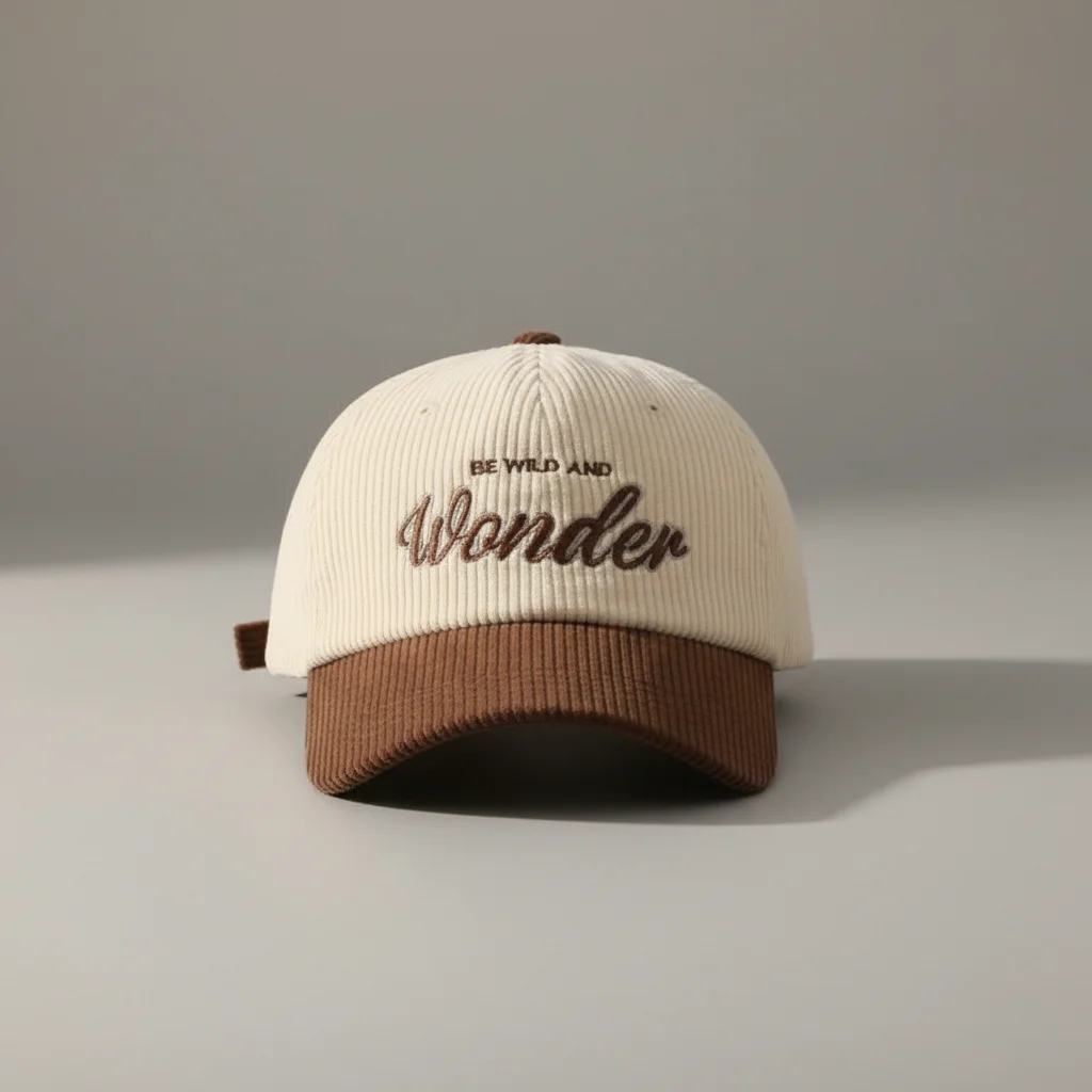 casquette vintage velours brodée ajustable - Vue 5 - casquette vintage