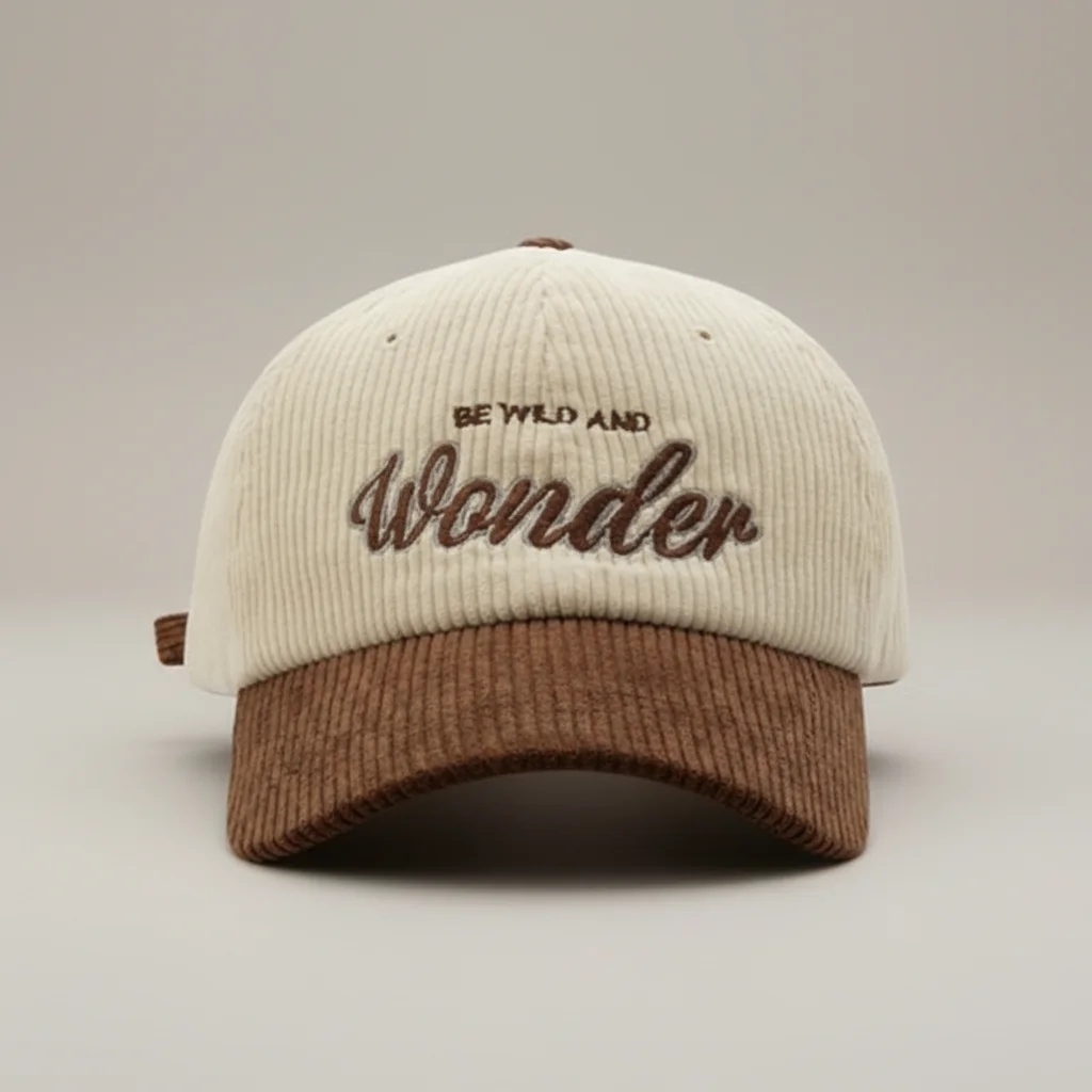 casquette vintage velours brodée ajustable - Vue 6 - casquette vintage