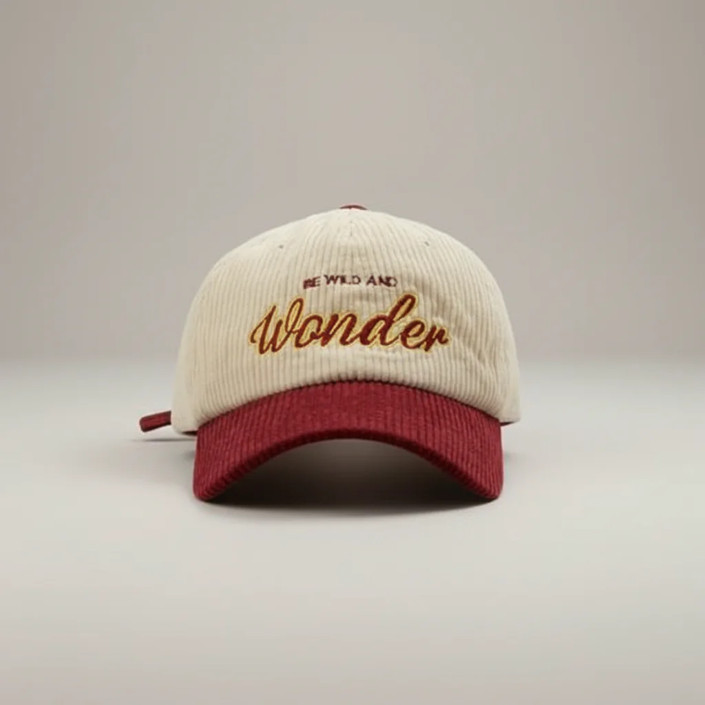 Casquette vintage velours brodée ajustable - Vue 7 - casquette vintage