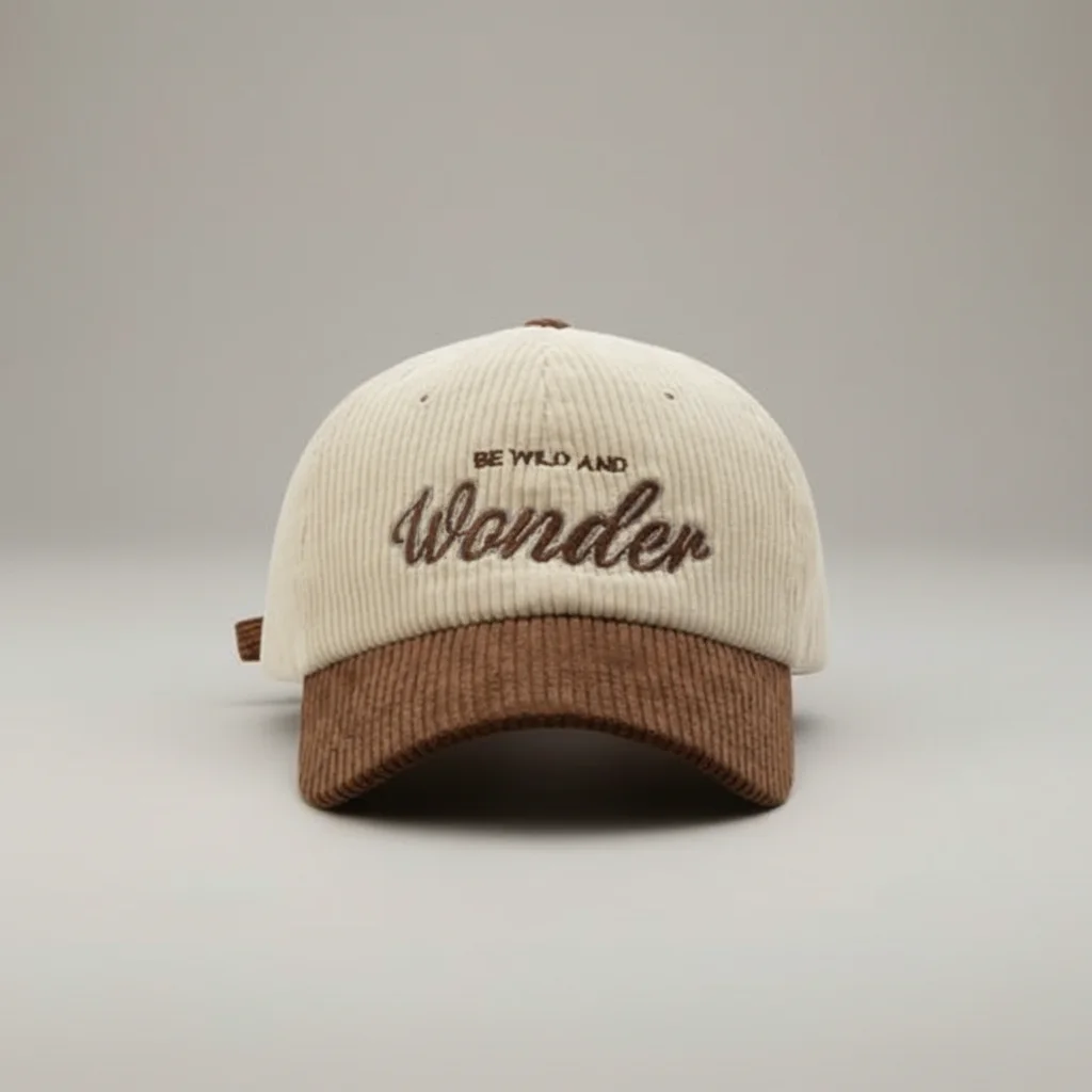 casquette vintage velours brodée ajustable - Vue 7 - casquette vintage