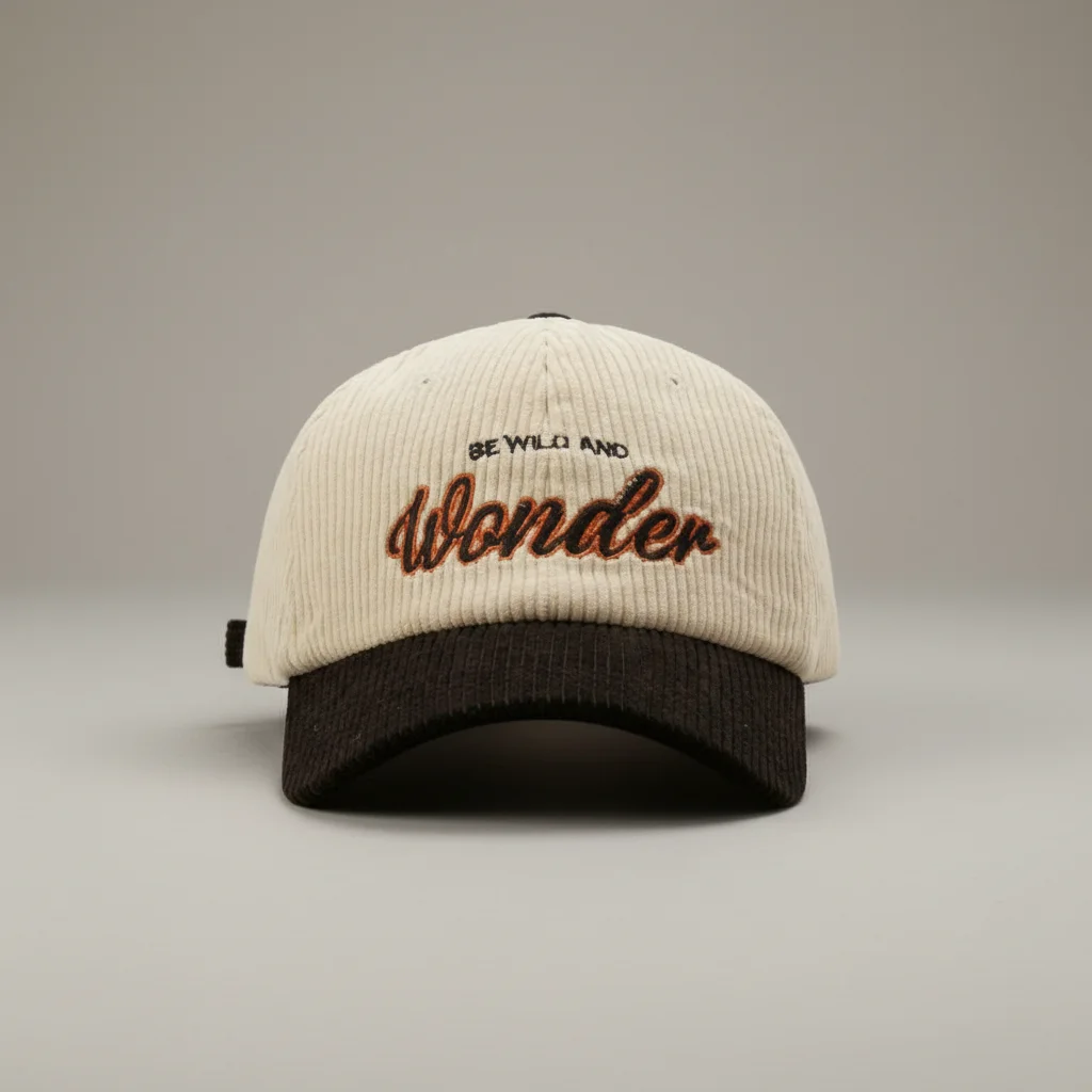 Casquette vintage velours brodée ajustable - Vue 8 - casquette vintage