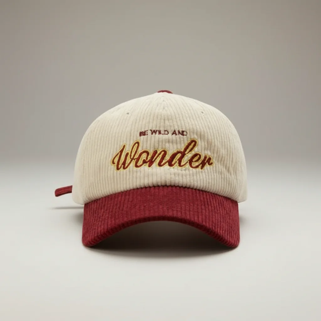 casquette vintage velours brodée ajustable - Vue 8 - casquette vintage