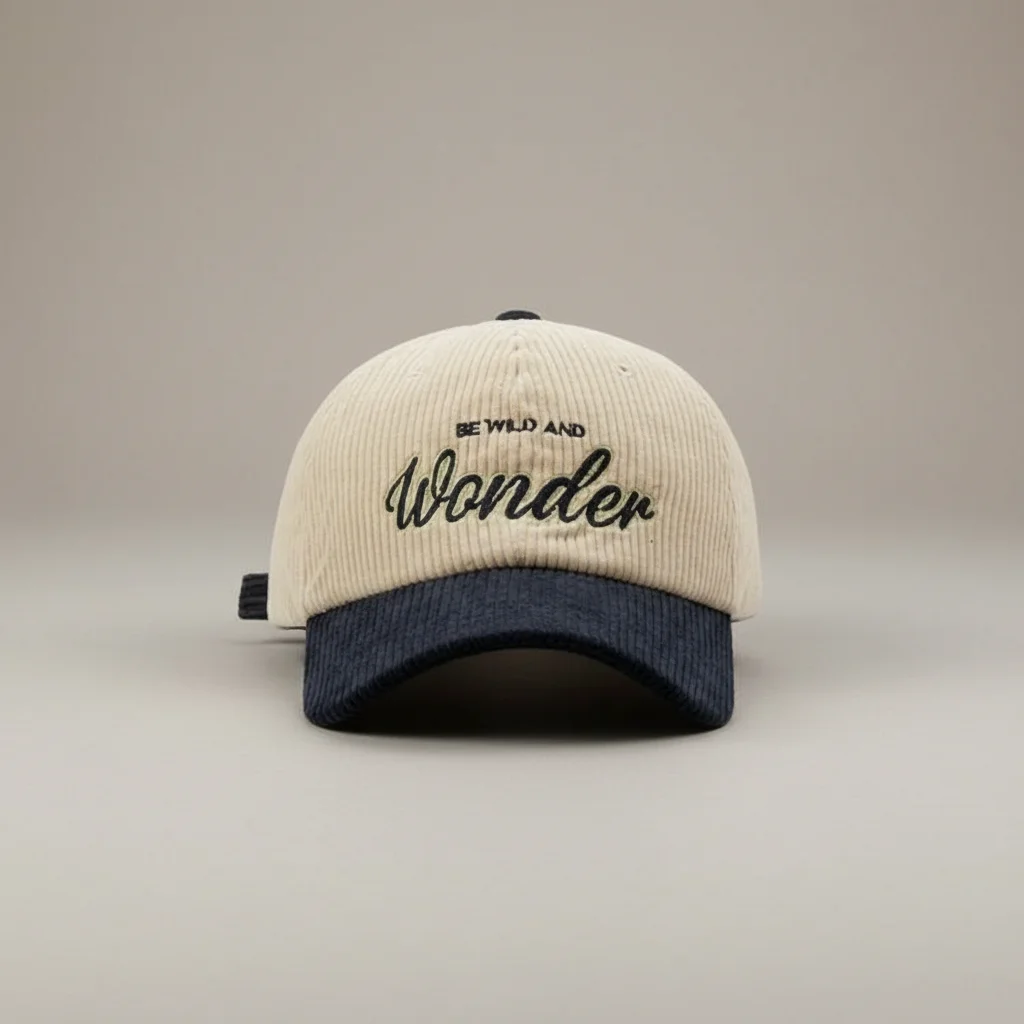 casquette vintage velours brodée ajustable - Vue 9 - casquette vintage