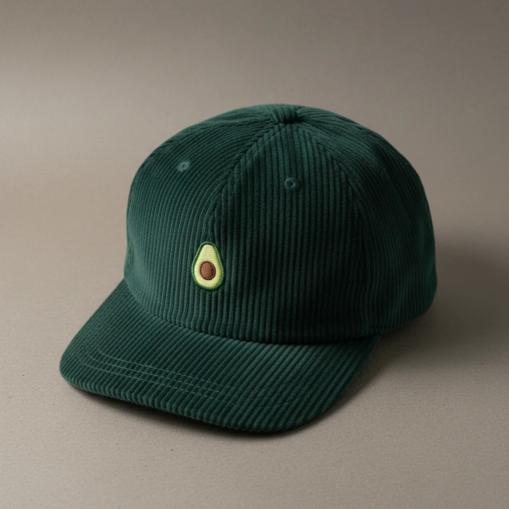 Casquette vintage velours motif avocat décalé - Vue 11 - casquette vintage