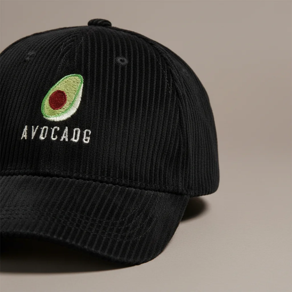 casquette vintage velours motif original - Vue 4 - casquette vintage