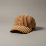 casquette vintage velours style décontracté ajustable - Vue 1 - casquette vintage