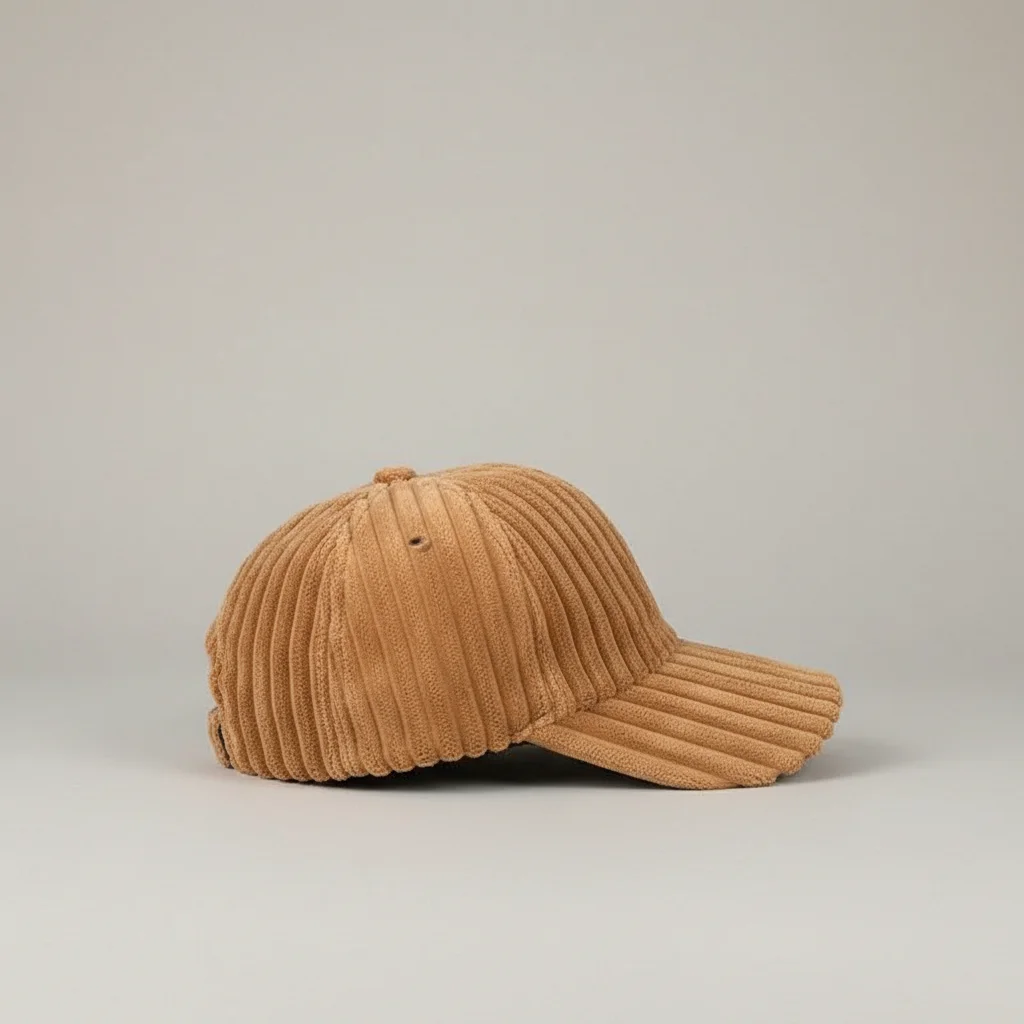 casquette vintage velours style décontracté ajustable - Vue 2 - casquette vintage