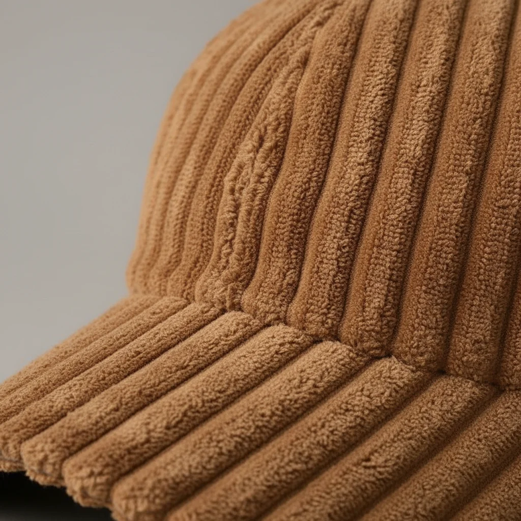 casquette vintage velours style décontracté ajustable - Vue 4 - casquette vintage